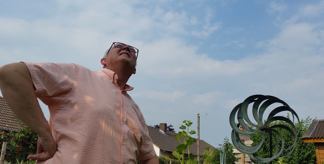 Wolken sind für Bernhard Michels die wichtigsten "Informanten" © GartenRadio.fm