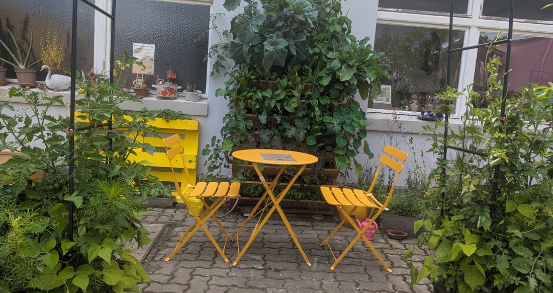 Der Balkon-Bereich vor dem Seminarraum.
