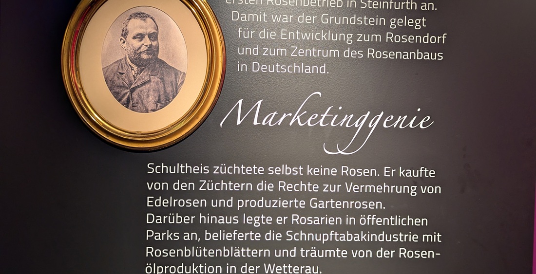1868 gründete Heinrich Schultheis die erste Rosenschule Deutschlands.