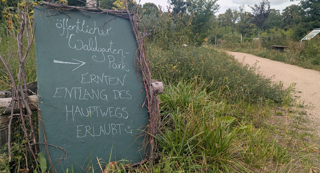 Auch Spaziergänger dürfen naschen.