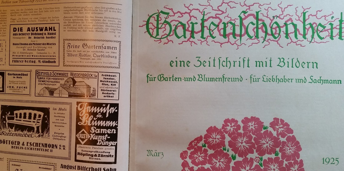 Auch alte Gartenzeitungen sammelt und verkauft Maria Mail-Brandt © GartenRadio.fm