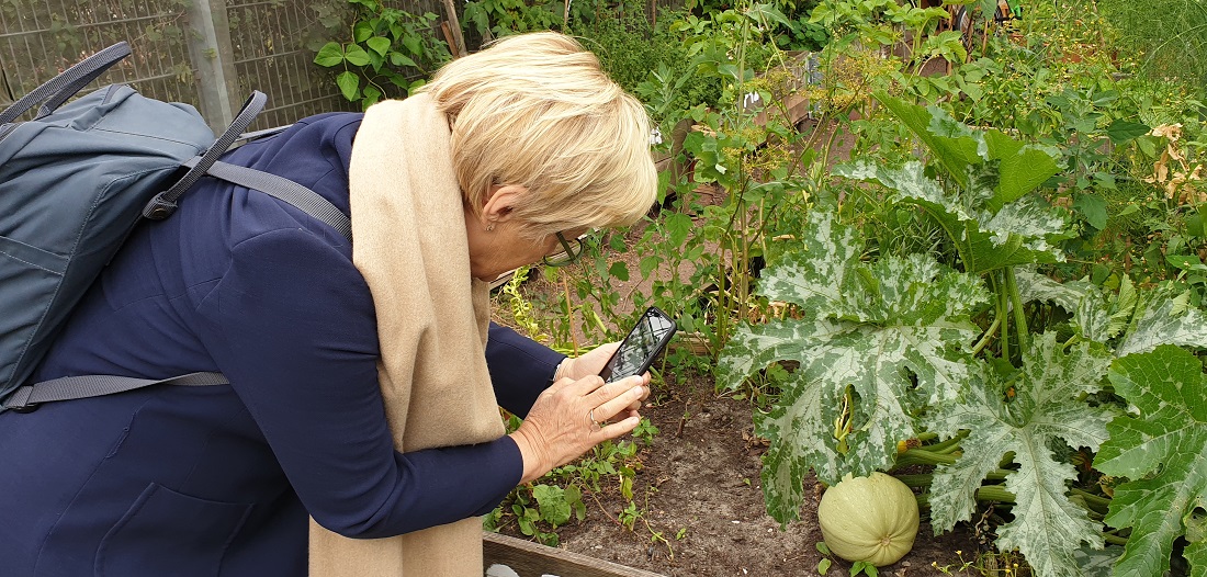 Die ehemalige Bundeslandwirtschaftsministerin kann sich für jede einzelne Pflanze begeistern © GartenRadio.fm